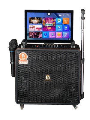 爵士龍F(tuán)5便攜式視頻音響廣場(chǎng)舞K歌音箱