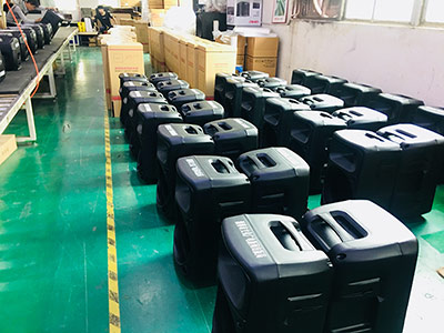 爵士龍視頻音響生產車間