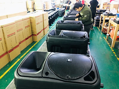 爵士龍廣場舞音響生產車間