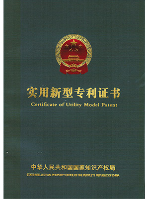 爵士龍-實(shí)用新型專(zhuān)利證書(shū)