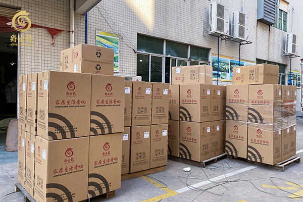 100套戶外拉桿音響成功發貨云南麗江，好音效認準爵士龍！